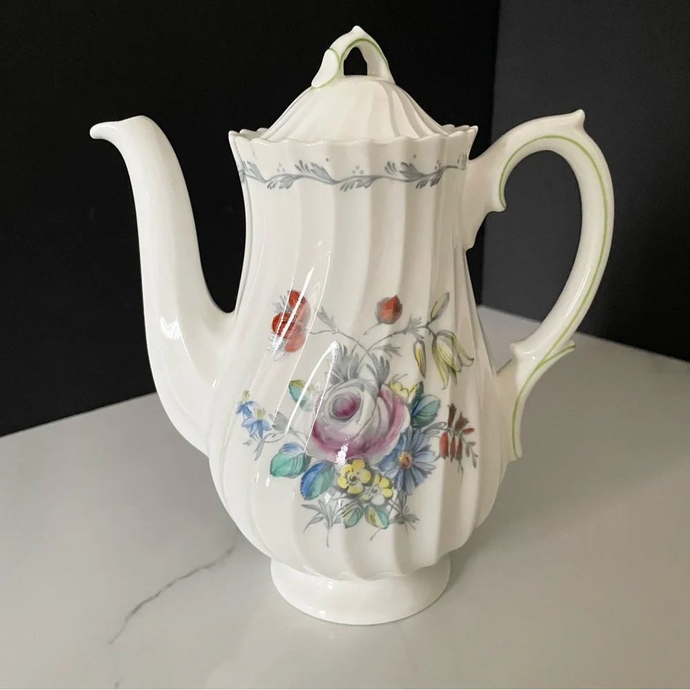 Chelsea Rose Demitasse Coffee Pot by Royal Doulton